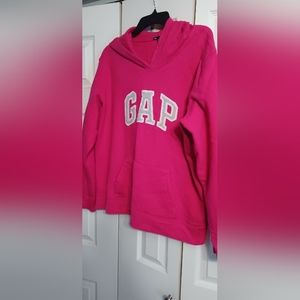 Womans Pink Gap hooded sweatshirt Xl.